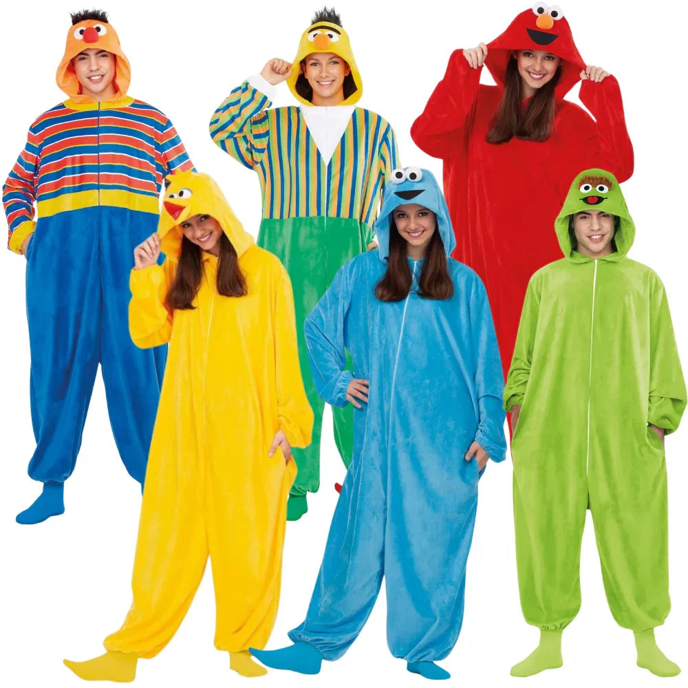 Disfraces para Grupo de Barrio Sésamo Barrio Sésamo Disfraces Simon